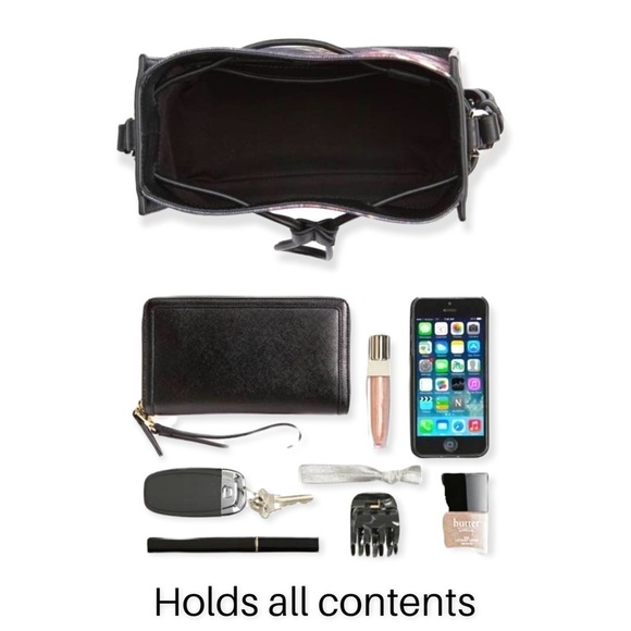 Vintage Philip Lim 3.1 Mini Shoulder Bag Floral Leather/Denim Pastel 8.5 x 7 x 4 - Picture 9 of 12